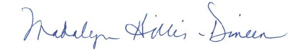 Madalyn's Signature